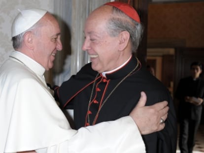 El encuentro entre el Papa y el Cardenal Juan Luis Cipriani.