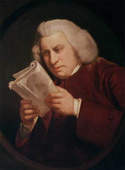 Retrato de Samuel Johnson, de Joshua Reynolds.