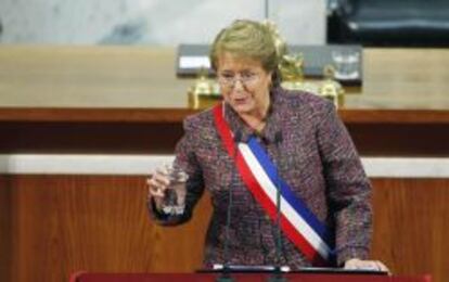 Michelle Bachelet, presidenta de Chile.