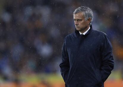 El entrenador del Manchester United, Jos&eacute; Mourinho.
 
 