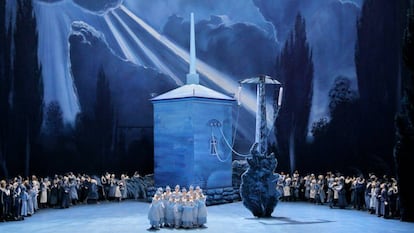 Escena de la ópera 'Lohengrin'.