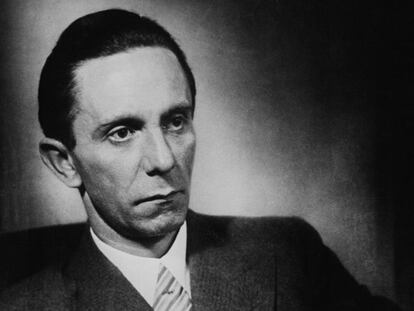 Retrato de Joseph Goebbels.
