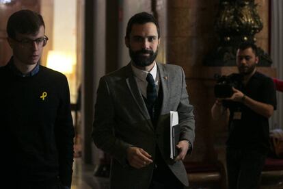 El presidente del Parlament, Roger Torrent.