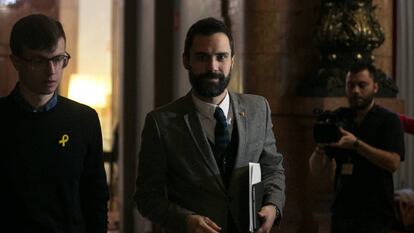 El presidente del Parlament, Roger Torrent.