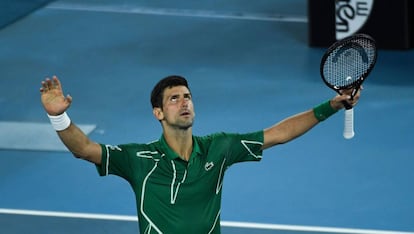 Djokovic se enfrenta a Thiem en la final del Open de Australia 2020