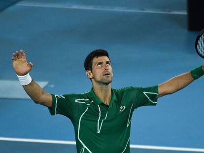 Djokovic se enfrenta a Thiem en la final del Open de Australia 2020