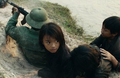 La niña protagonista de 'Se lo llevaron: recuerdos de una niña de Camboya'.