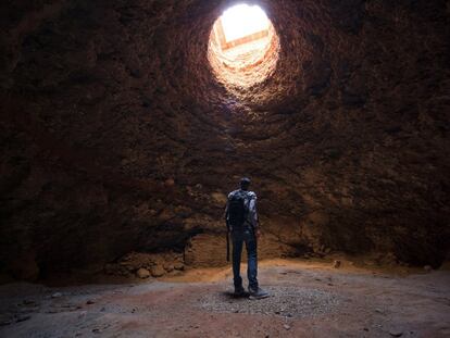 The dungeon where prisoners were held.