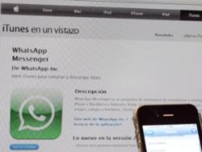 Un usuario de WhatsApp