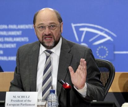 El presidente del Parlamento Europeo, Martin Schulz.