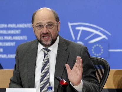 El presidente del Parlamento Europeo, Martin Schulz.