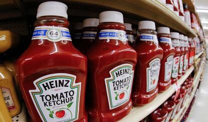 Botes de ketchup de Heinz