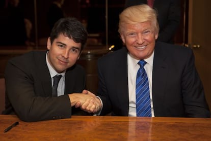 Paulo Figueiredo e Donald Trump.