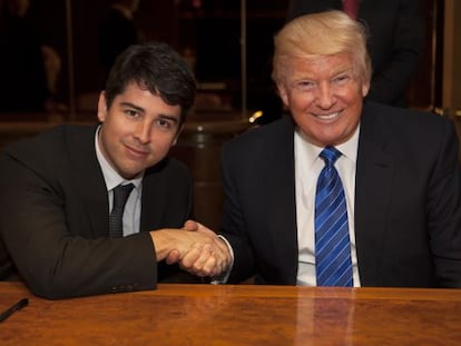 Paulo Figueiredo e Donald Trump.