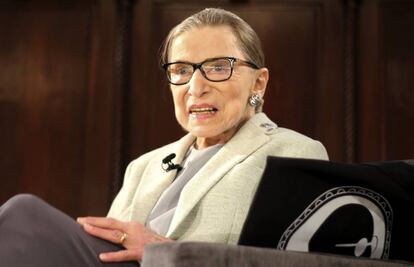 Ruth Bader Ginsburg, en diciembre en Nueva York.