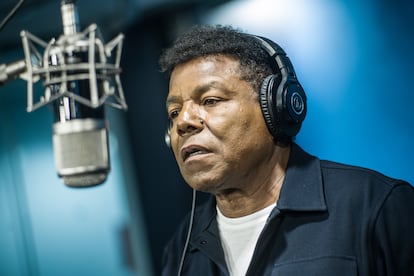 Tito Jackson, en un programa de radio en Nueva York en 2019.