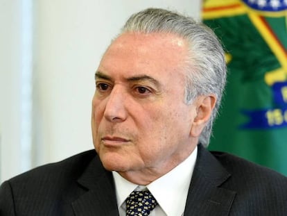 Michel Temer, em maio deste ano