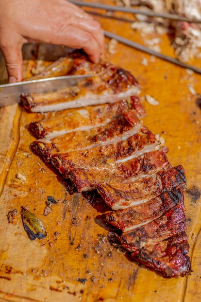 Costilla de cerdo.