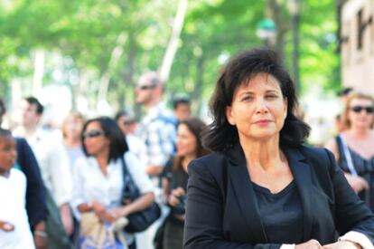 La periodista Anne Sinclair, el pasado mayo en Nueva York.