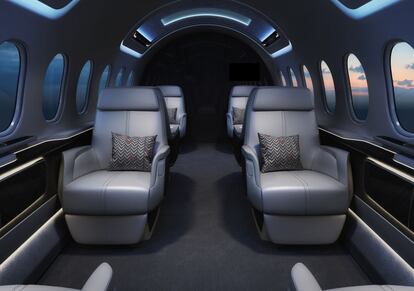 El avión estará equipado para albergar espacio para once personas, con un comedor y lavabo, y una mesa de reuniones. El fabricante permite que el comprador diseñe el espacio en el interior de la cabina. El valor de mercado del AS2 será de 120 millones de euros.