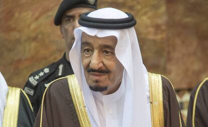 El rey Salman Bin de Arabia Saudí, en febrero de 2015 en Riad.