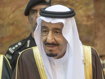 El rey Salman Bin de Arabia Saudí, en febrero de 2015 en Riad.