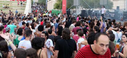 Asistentes al festival Low Cost de Benidorm.