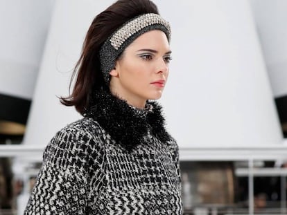 Kendall Jenner, en la Semana de la Moda de París.