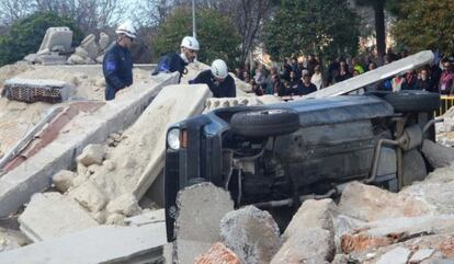 Maniobras de rescate celebradas durante el congreso.