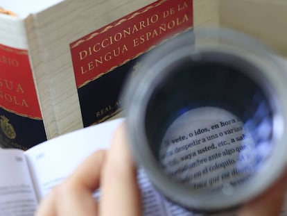 Un ejemplar del 'Diccionario de la Lengua Española'.