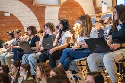 La asociación 'Yes we Tech', que trabaja por la igualdad en las empresas tecnológicas, en una imagen cedida.