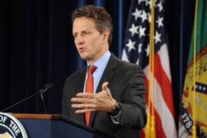 En la imagen, el secretario del Tesoro de los Estados Unidos, Timothy Geithner. EFE/Archivo