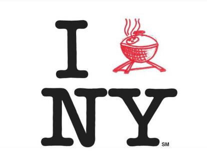 El Gobernador Cuomo ha invertido cinco millones de dólares en una campaña para revitalizar el logotipo de la ciudad de Nueva York. Hay quien piensa que una barbacoa es el sustituto perfecto del famoso corazón.
