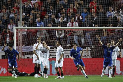 Gioda empata el partido para el Xerez con el tiempo cumplido y tumba la necesidad de victoria de los sevillistas