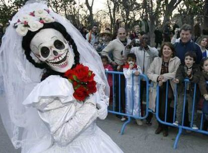 Un momento del desfile de Carnaval que recorrió ayer el centro.