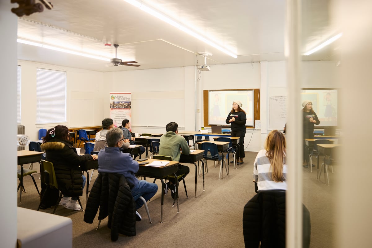 The program that guarantees Denver migrants will end up on the ‘Success Wall’