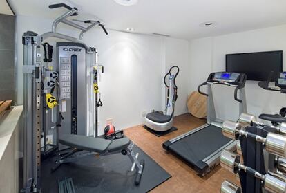 Entre las comodidades de la casa de Strauss Kahn en Nueva York se encuentra un completo gimnasio.