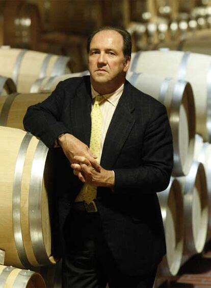 Pablo Álvarez, consejero delegado de Vega Sicilia, en su bodega en Valbuena de Duero.