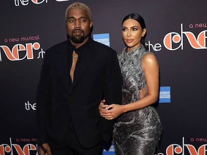 Kanye West y Kim Kardashian West, en el estreno de 'The Cher Show' en Nueva York el 3 de diciembre.