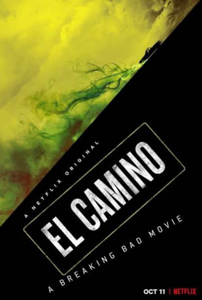 Póster de 'El camino: una película de Breaking Bad'.