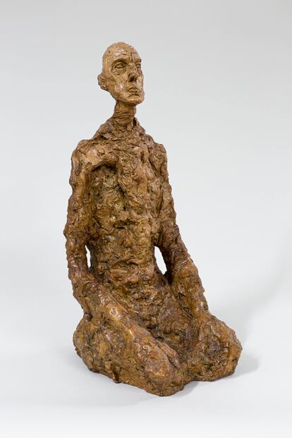 'Busto de hombre sentado (Lotar III)' (1965). De Alberto Giacometti.