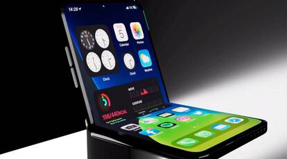 Prototipo iPhone plegable