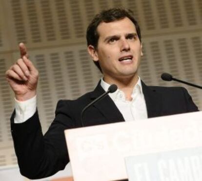 El lider nacional de Ciudadanos, Albert Rivera.