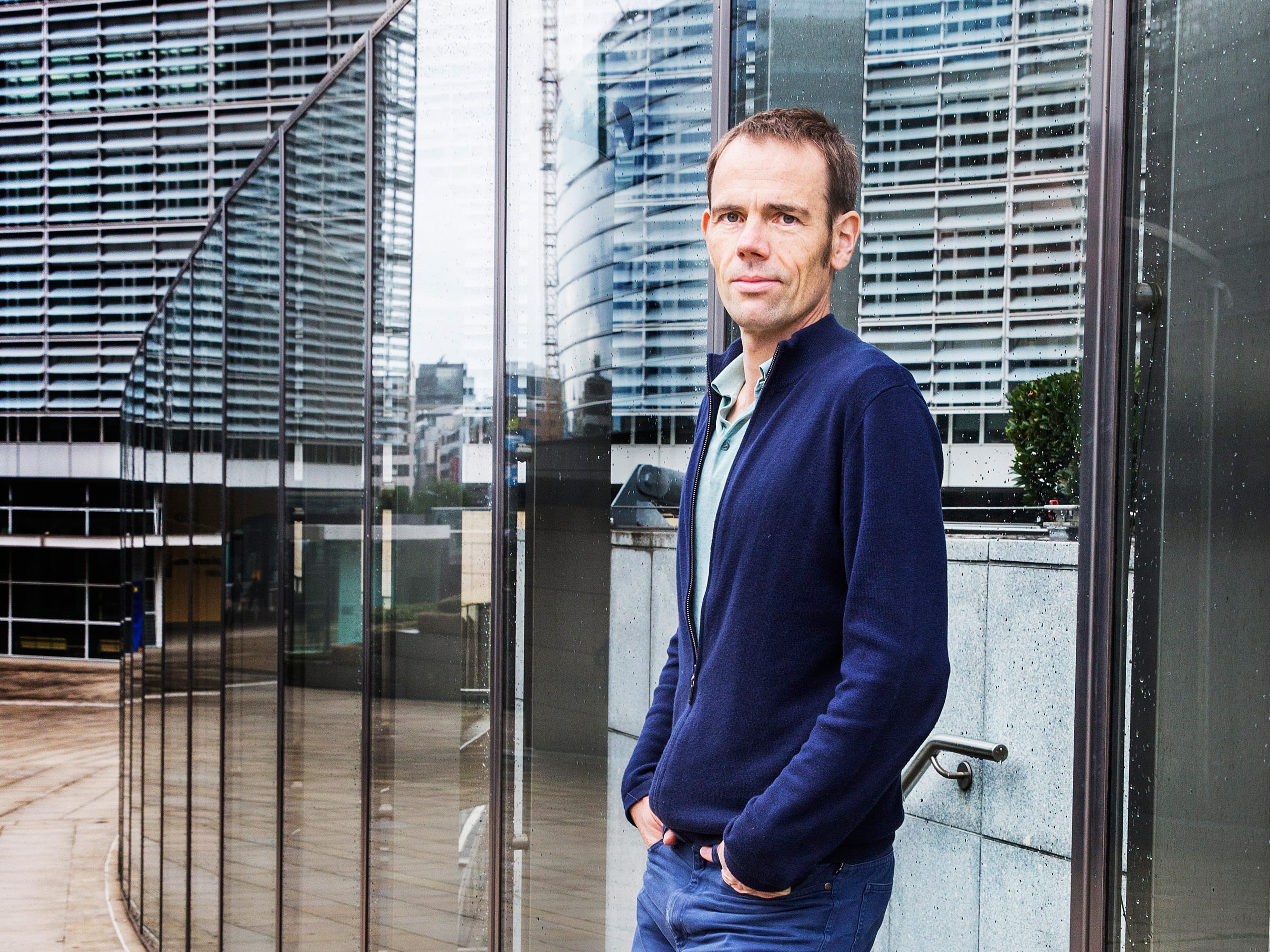 El historiador y filósofo Luuk van Middelaar, en Bruselas.