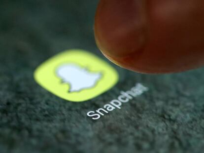 Imagen del logo de Snapchat.