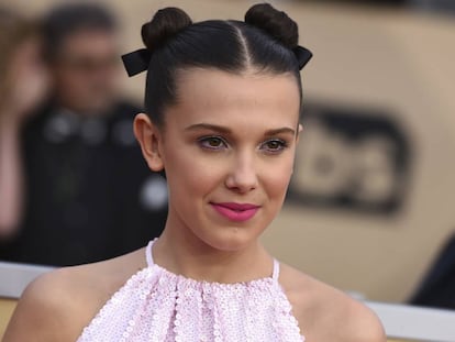 Millie Bobby Brown en los premios Screen Actors Guild el pasado 21 de enero.