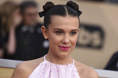 Millie Bobby Brown en los premios Screen Actors Guild el pasado 21 de enero.