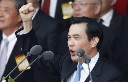 El presidente taiwanés, Ma Ying-jeou, en octubre en Taipei.