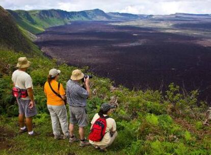 la isla Isabela, la más grande de las Galápagos