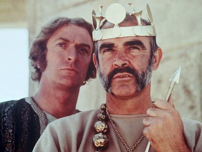 Sean Connery y Michael Cane en 'El hombre que pudo reinar' de John Huston.